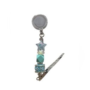 Handcrafted Keychain ID/Badge Holder